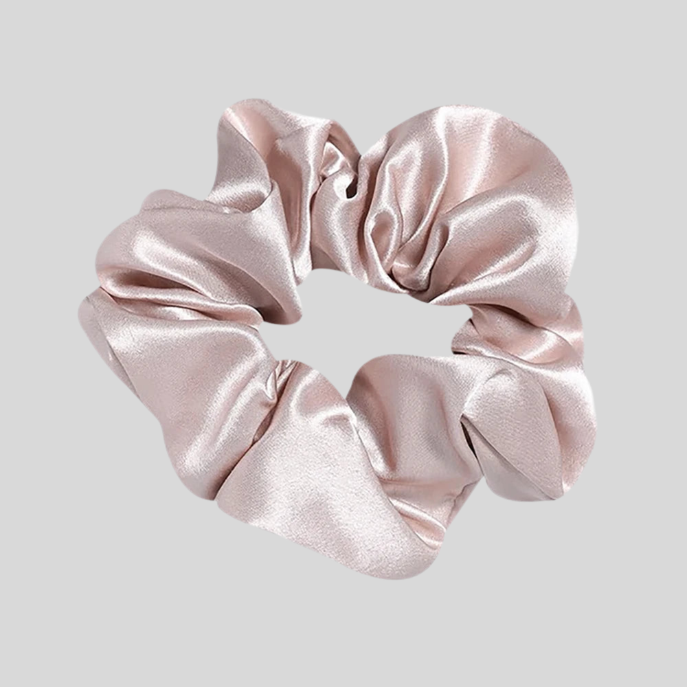 Natural Mulberry Silk Scrunchie