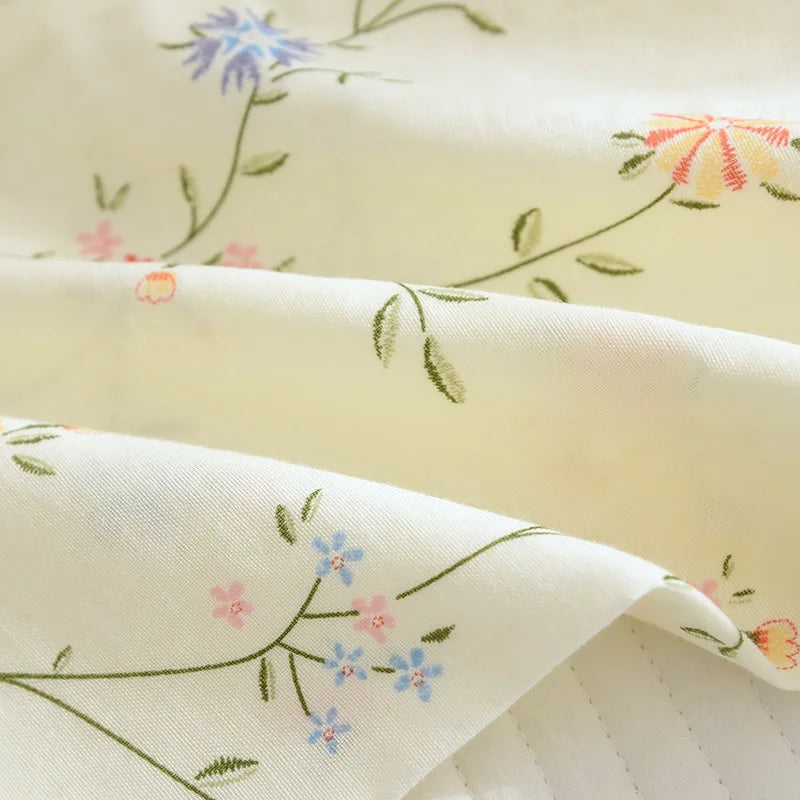 Pure Cotton Two-Piece Floral Pajama Set
