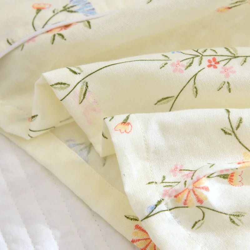 Pure Cotton Two-Piece Floral Pajama Set