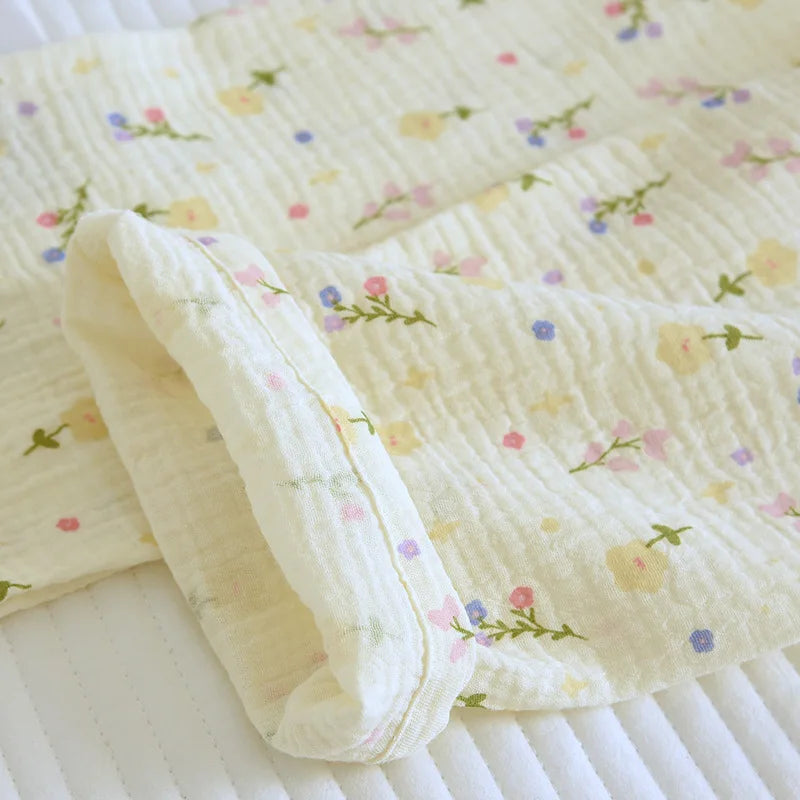 Pure Cotton Two-Piece Flower Pajama Set