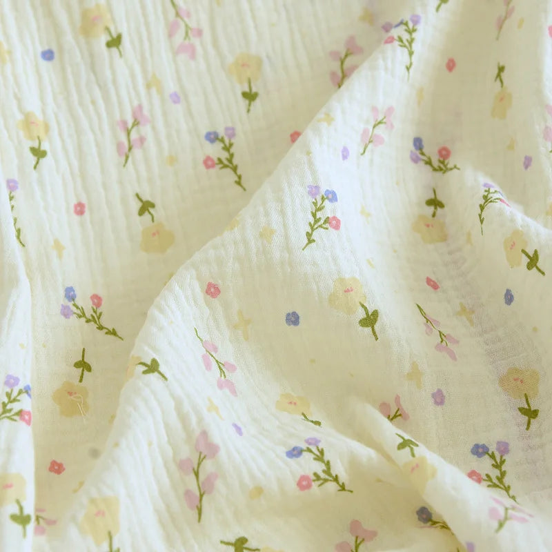 Pure Cotton Two-Piece Flower Pajama Set