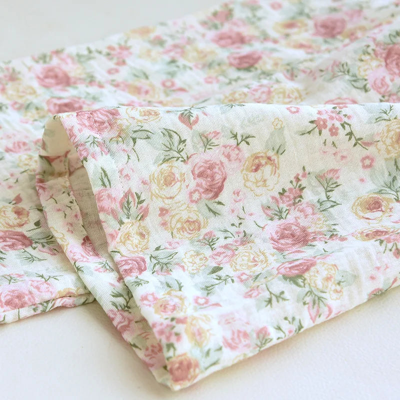 Pure Cotton Two-Piece Flower Pajama Set