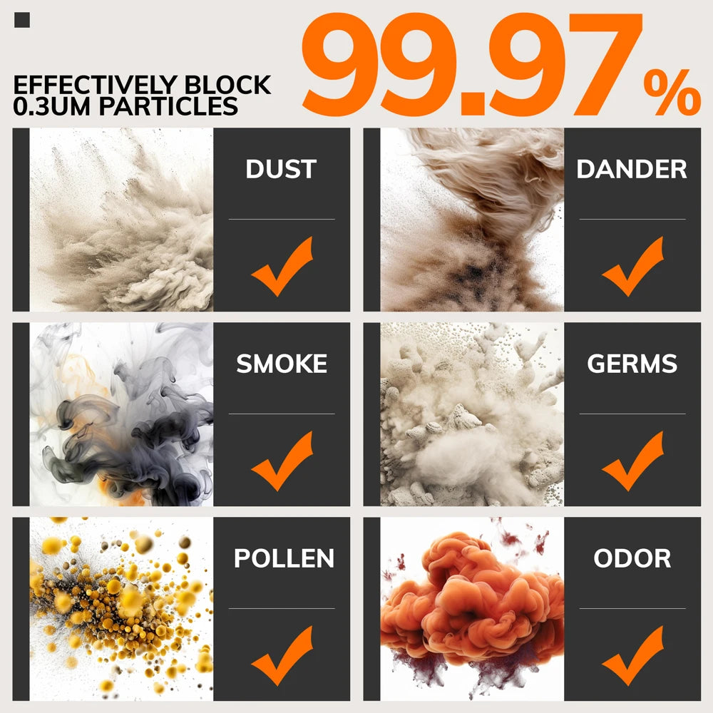 2-in-1 Air Purifier and Humidifier, HEPA Filter Included