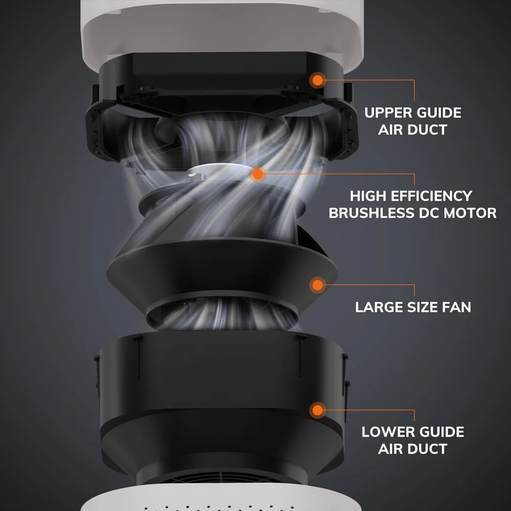 2-in-1 Air Purifier and Humidifier, HEPA Filter Included