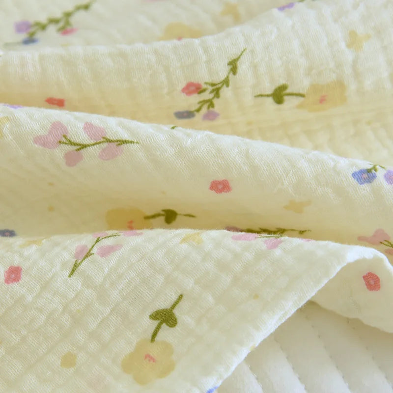 Pure Cotton Two-Piece Flower Pajama Set