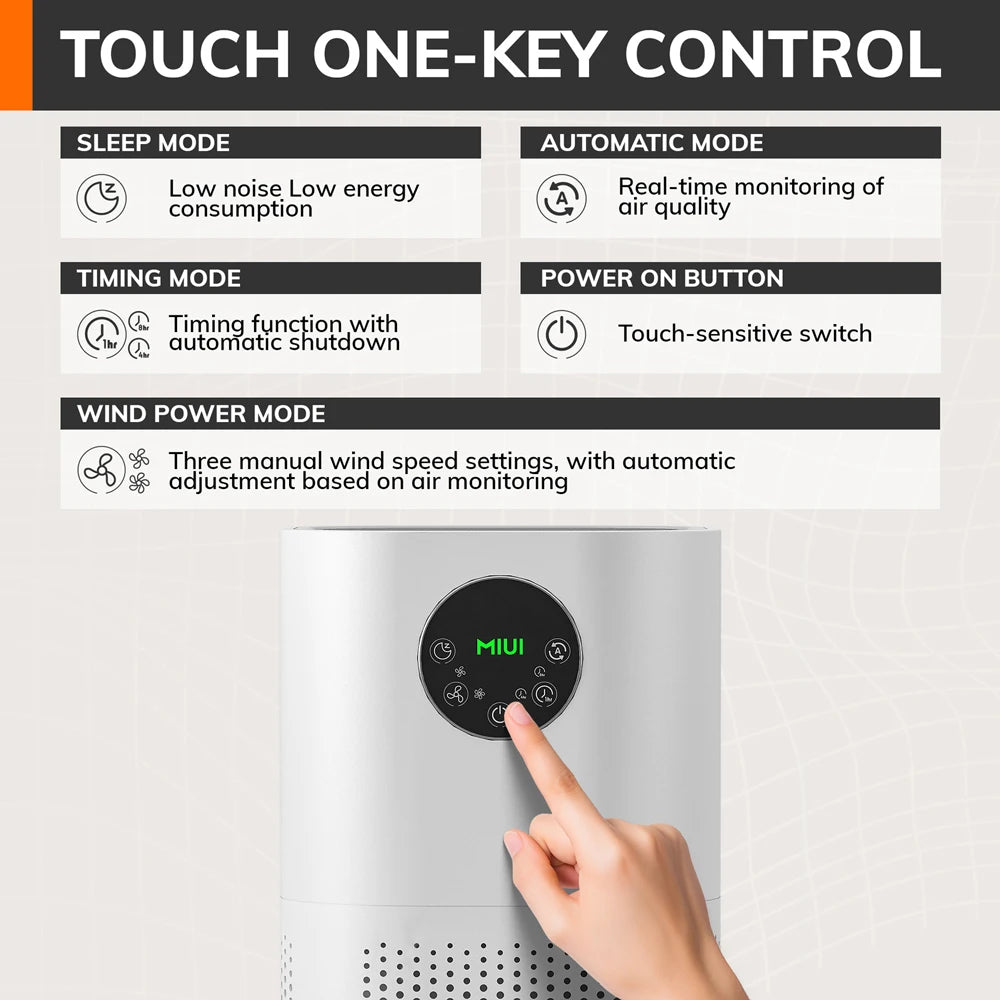 2-in-1 Air Purifier and Humidifier, HEPA Filter Included