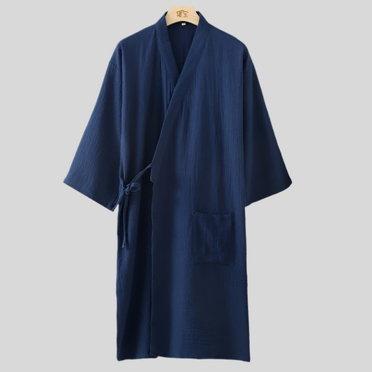 Yukata de algodón puro para hombre 