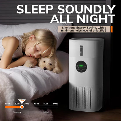 2-in-1 Air Purifier and Humidifier, HEPA Filter Included